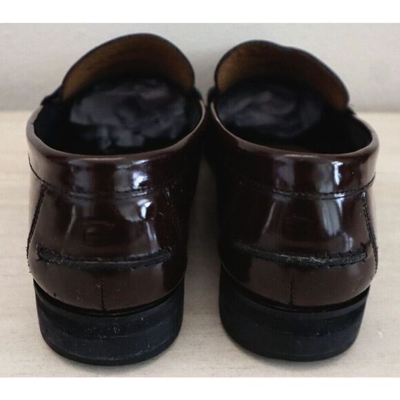 Florsheim 12195-601 Men's Sz 7.5D Burgundy Berkley Flex Penny Loafers - Picture 3 of 11